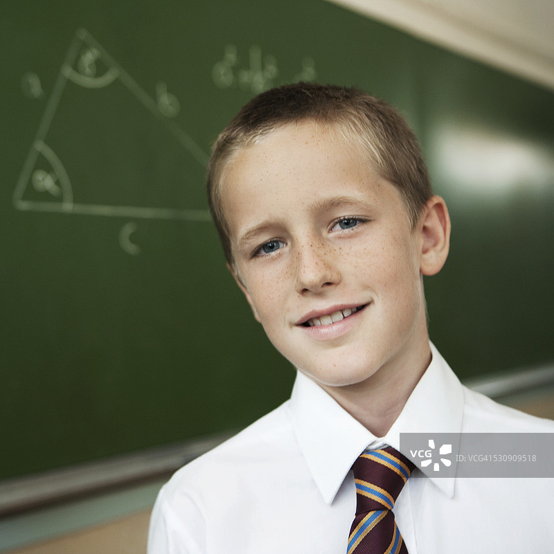 微笑的学生图片素材