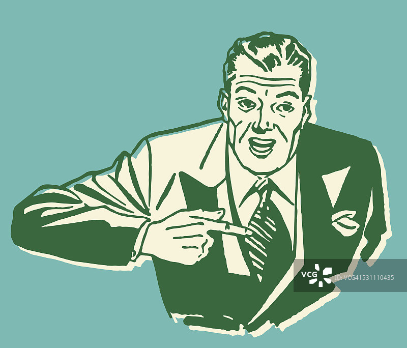 男人指着自己图片素材