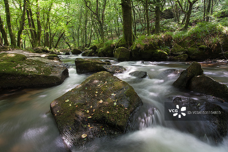 戈利萨瀑布，康沃尔图片素材