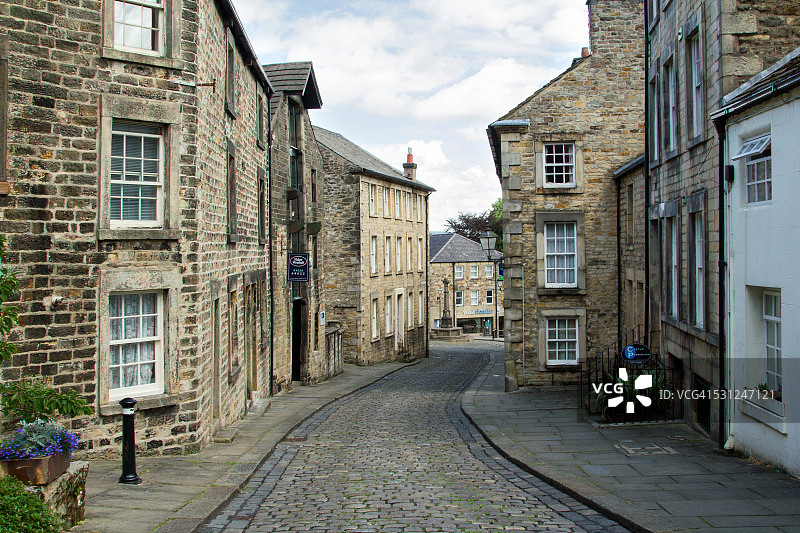 教堂街，兰开斯特，兰开夏图片素材