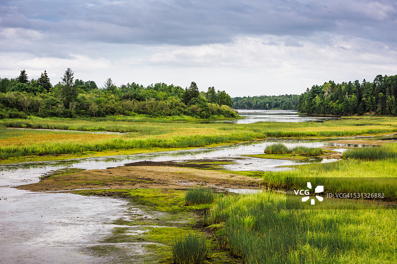 库奇布吉亚克国家公园湿地图片素材