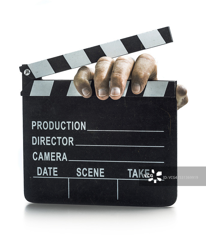 恐怖电影场记板图片素材