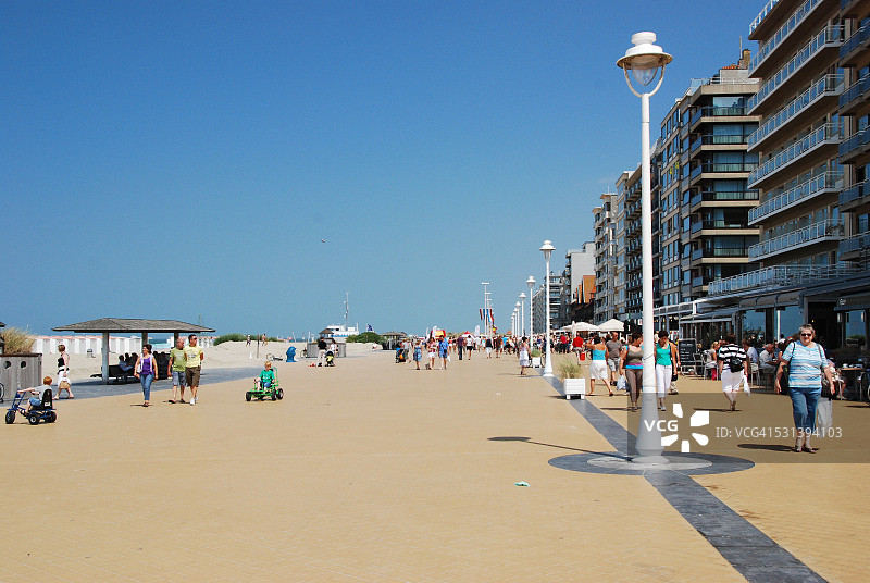 尼乌波特的新海滨步道图片素材