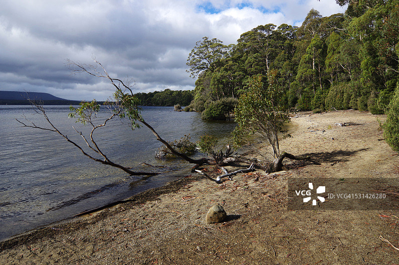 圣克莱尔湖沙滩图片素材