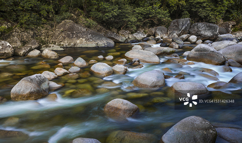 澳大利亚昆士兰州丹翠国家公园的莫斯曼峡谷图片素材