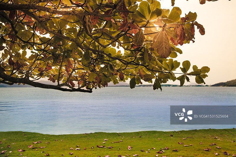 巴西弗洛里亚诺波利斯康塞桑湖图片素材