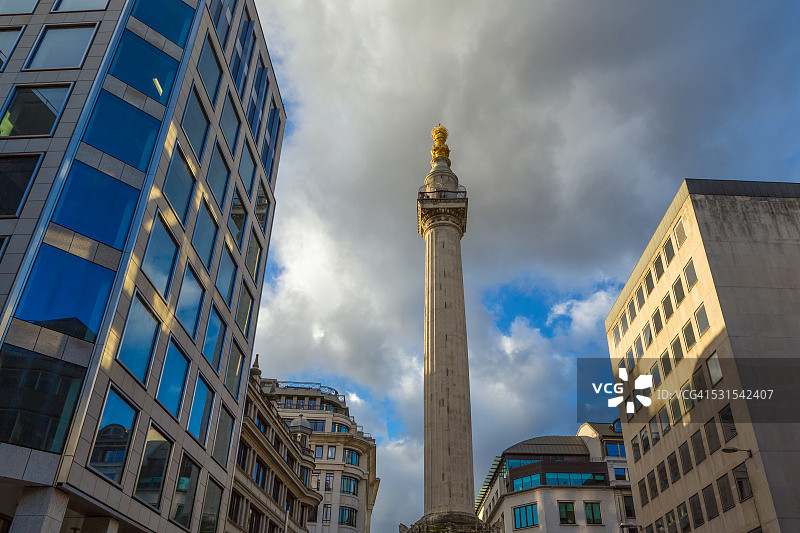 伦敦城纪念碑图片素材