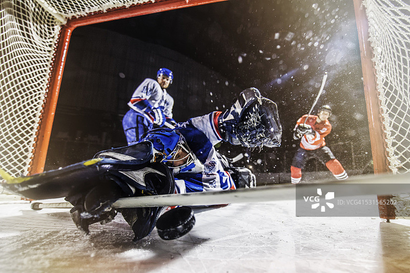 冰球得分图片素材