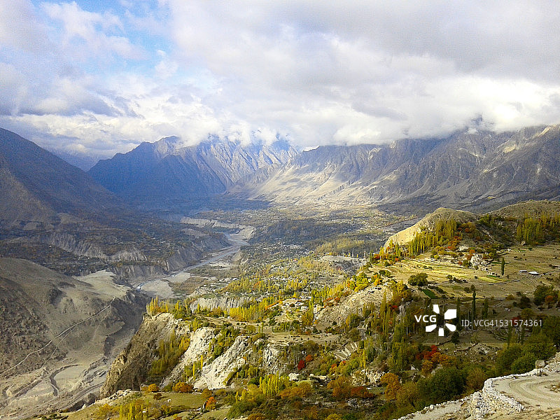洪扎的秋天图片素材