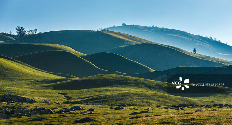 南加利福尼亚州的特哈查比山脉图片素材