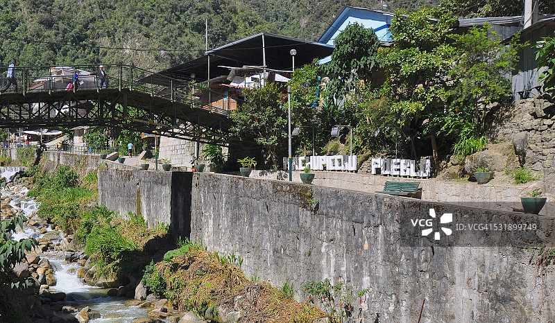 马丘比丘镇（温泉镇）图片素材