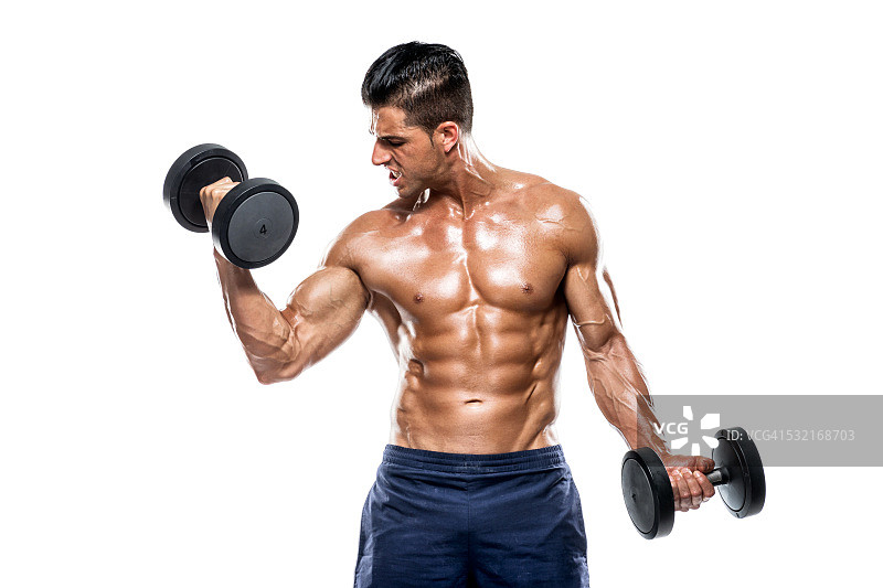哑铃锻炼图片素材
