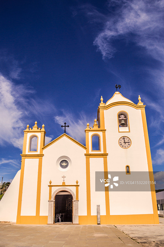 葡萄牙阿尔加维的卢斯圣母中世纪教堂图片素材