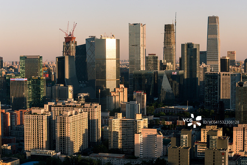 北京中央商务区图片素材