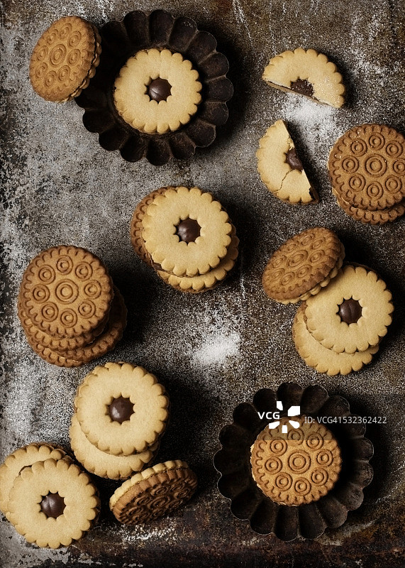 夹心饼干图片素材