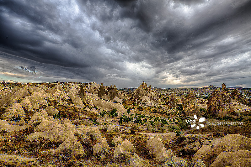 卡帕多奇亚的暴风雨图片素材