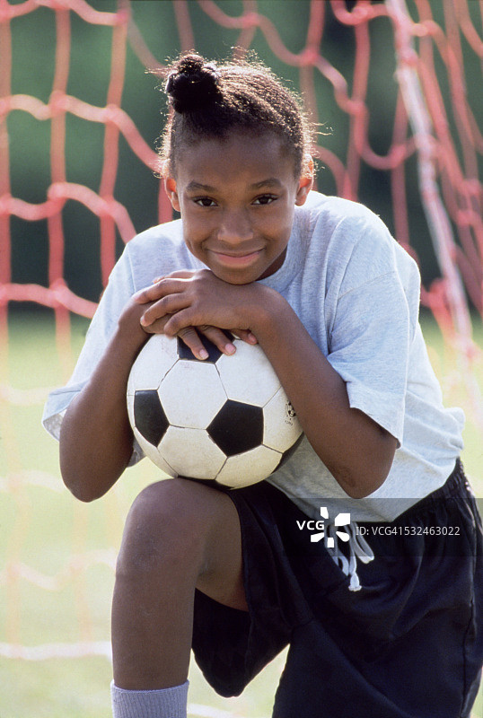 青少年足球运动员图片素材