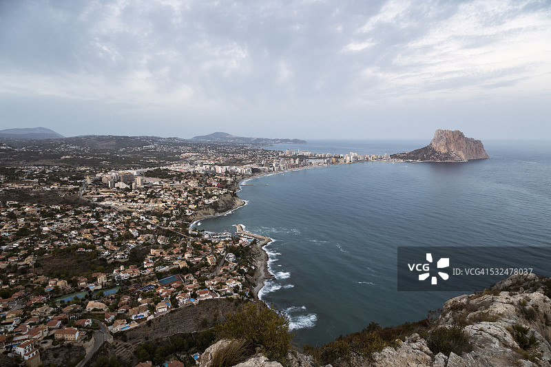 西班牙阿利坎特伊法克岩图片素材