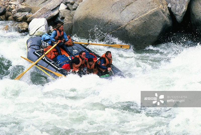 白水漂流图片素材