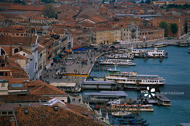 威尼斯里瓦德利斯奇亚沃尼滨海步道图片素材