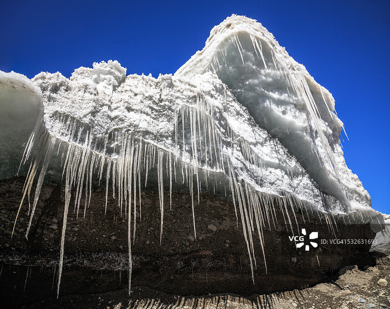西藏双湖普若岗日冰川图片素材