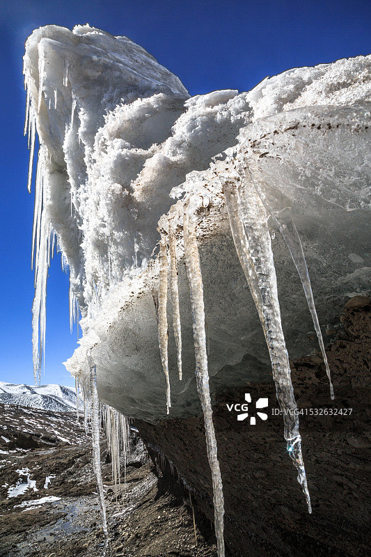 普若岗日冰川图片素材