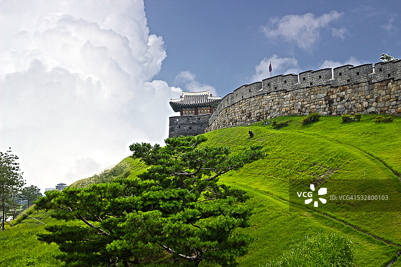 水原堡垒风光图片素材