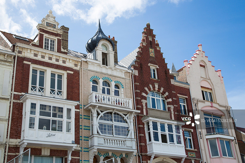 马洛莱班海滩长廊建筑群图片素材