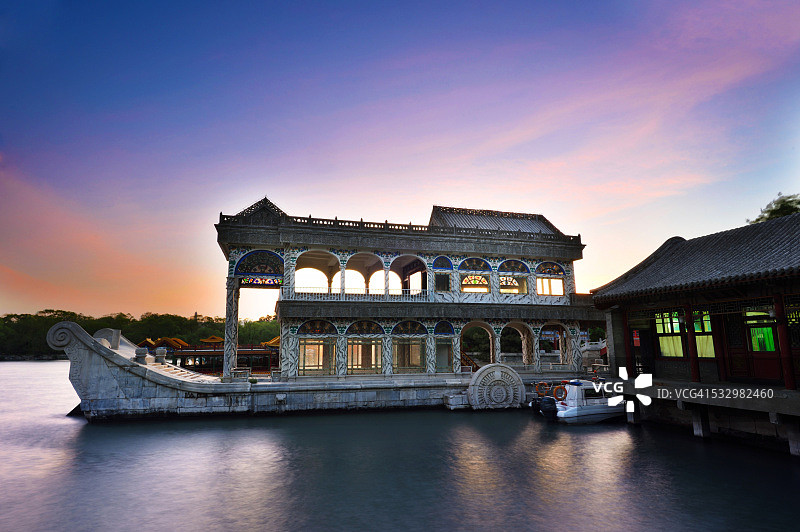 北京颐和园风光图片素材