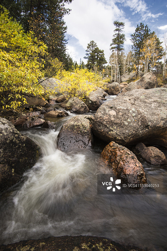 汤普森河急流图片素材