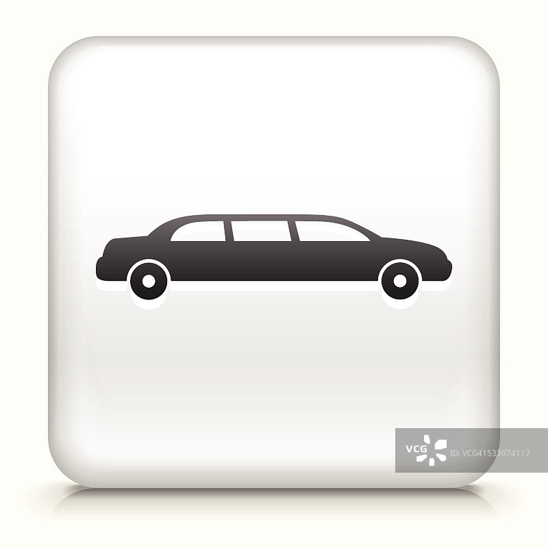豪华轿车方形按钮免版税矢量素材图片素材