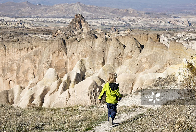 卡帕多西亚玫瑰谷Meskendir徒步小径图片素材