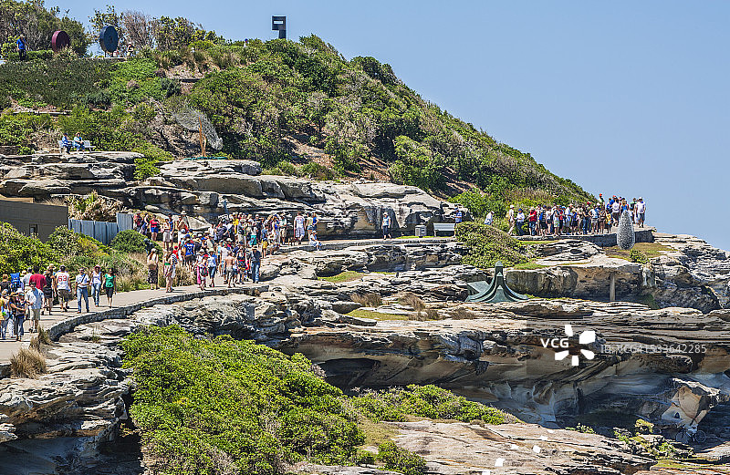塔马拉马的悬崖顶小径图片素材