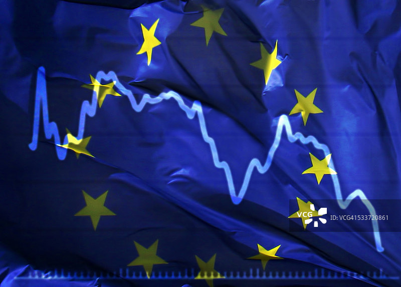 欧元区经济崩溃图片素材