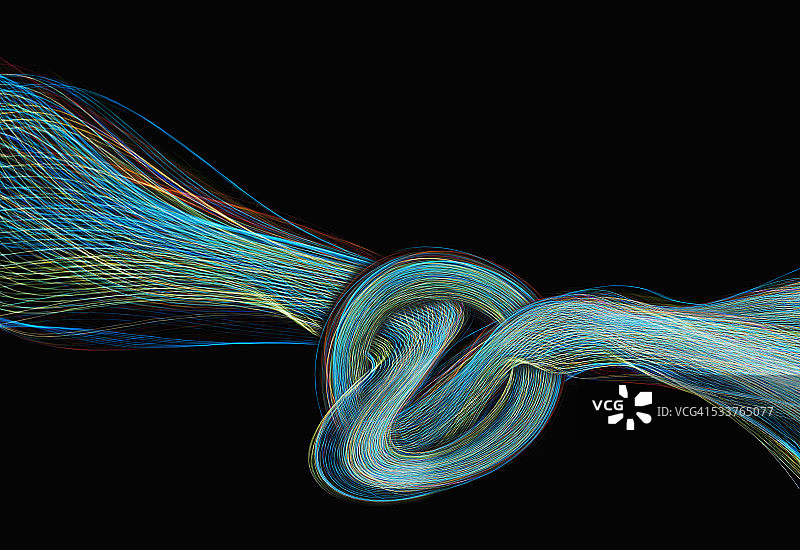 缠绕的光轨特写图片素材