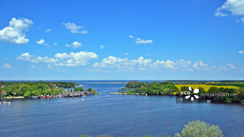 米里茨湖畔的罗贝尔，梅克伦堡-西波美拉尼亚图片素材