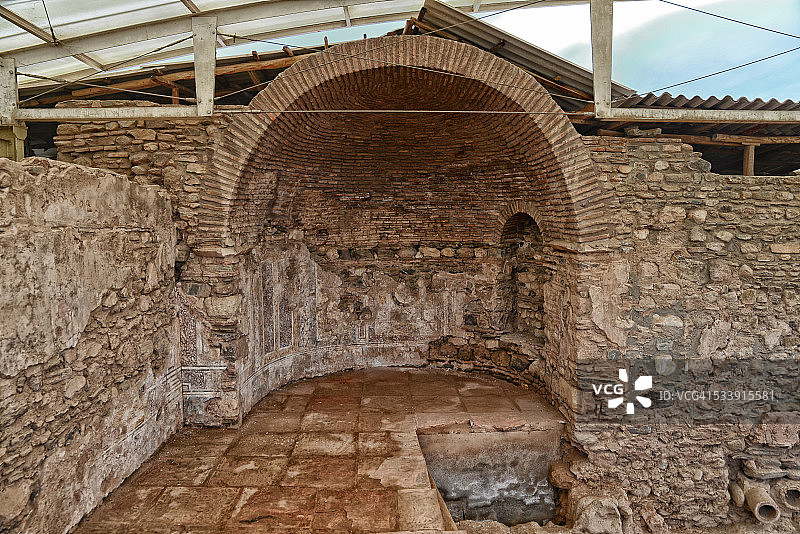 土耳其萨迪斯房屋圆顶形房间图片素材