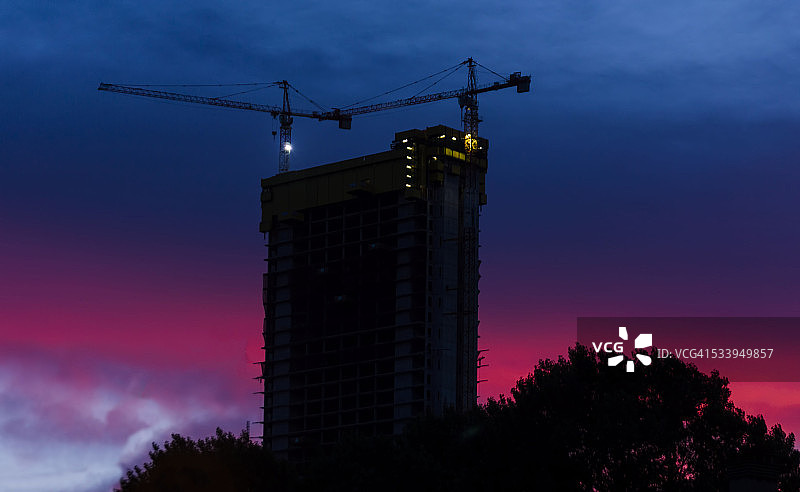 意大利米兰矶崎塔图片素材