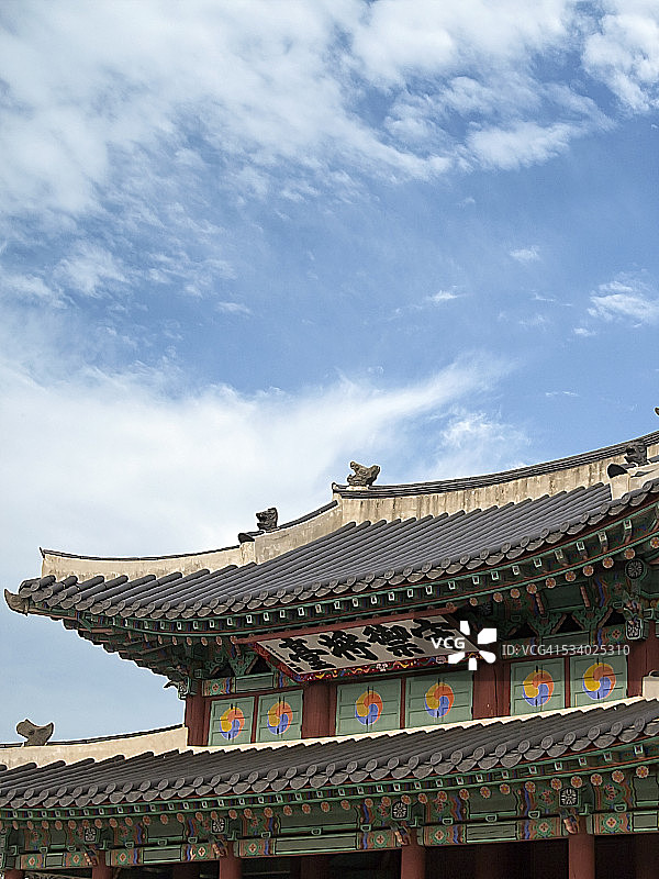 南汉山城的戍将台图片素材