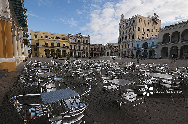 哈瓦那老城广场图片素材