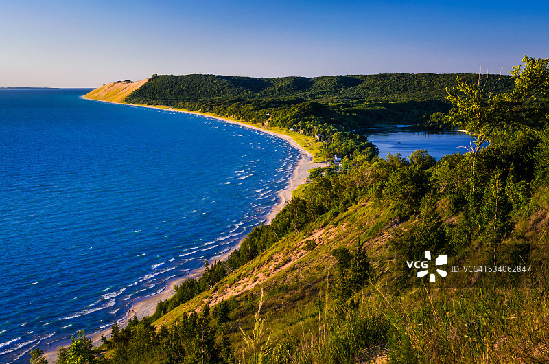 睡熊沙丘图片素材