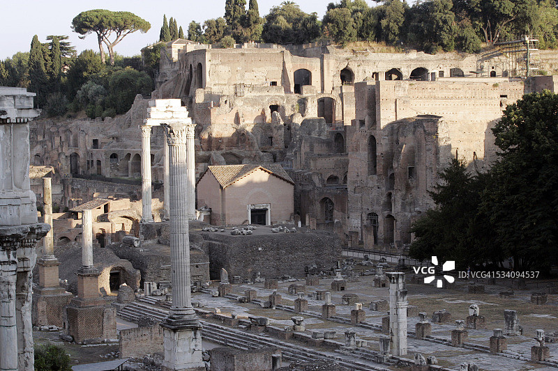 罗马古罗马广场遗址图片素材