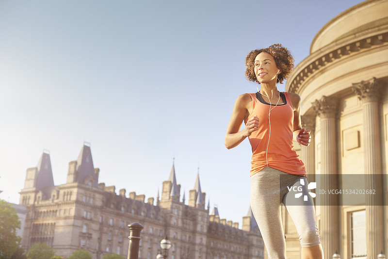 城市跑者图片素材