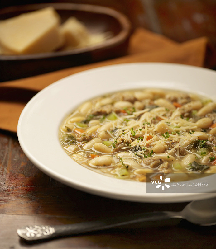 芝士豆汤图片素材