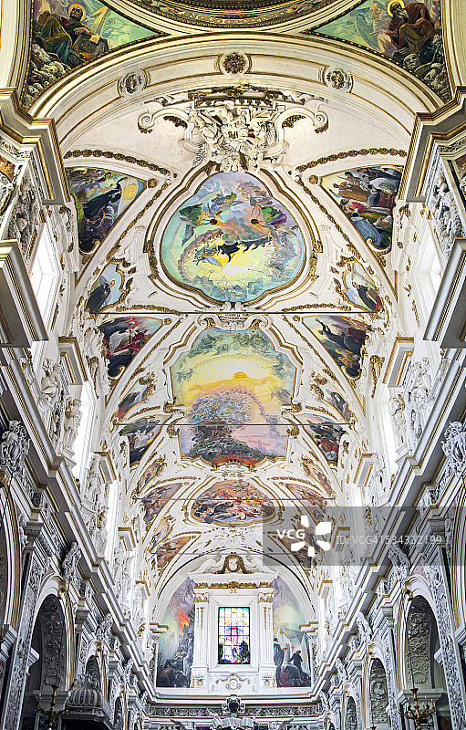 耶稣教堂内部，巴勒莫图片素材