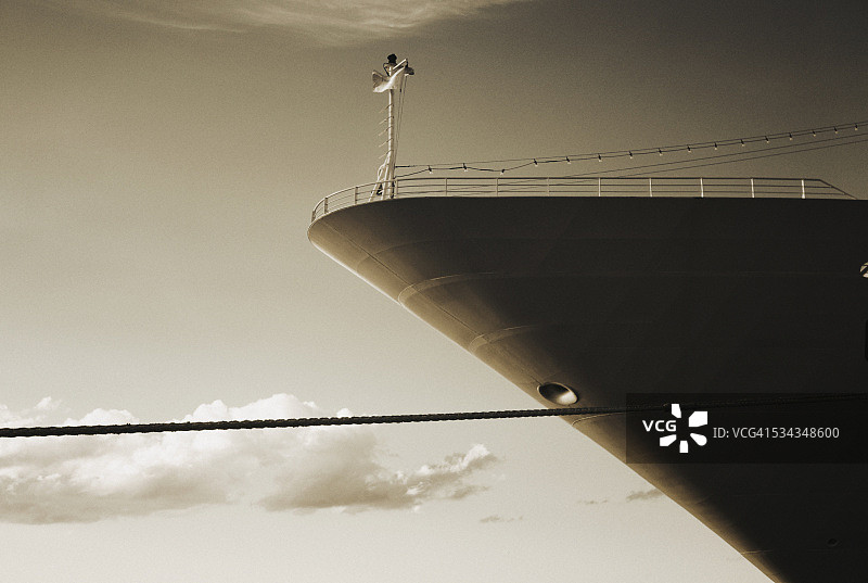 游轮船头图片素材