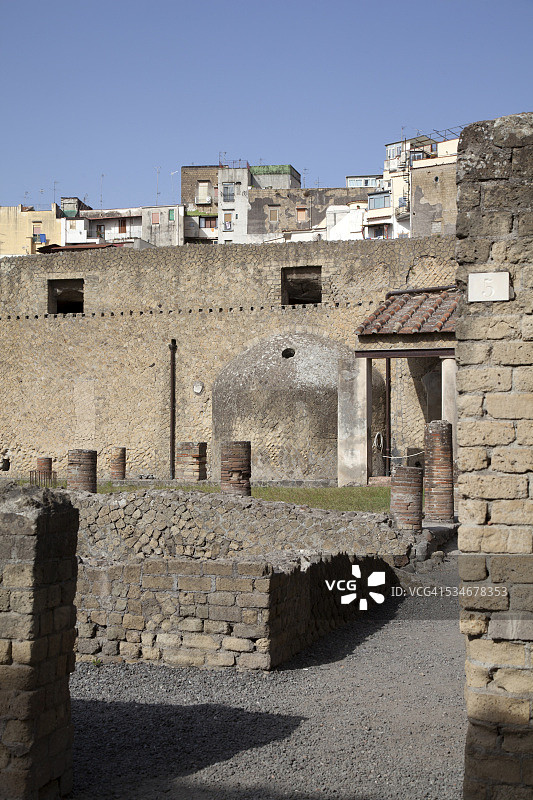 赫库兰尼姆考古遗址图片素材