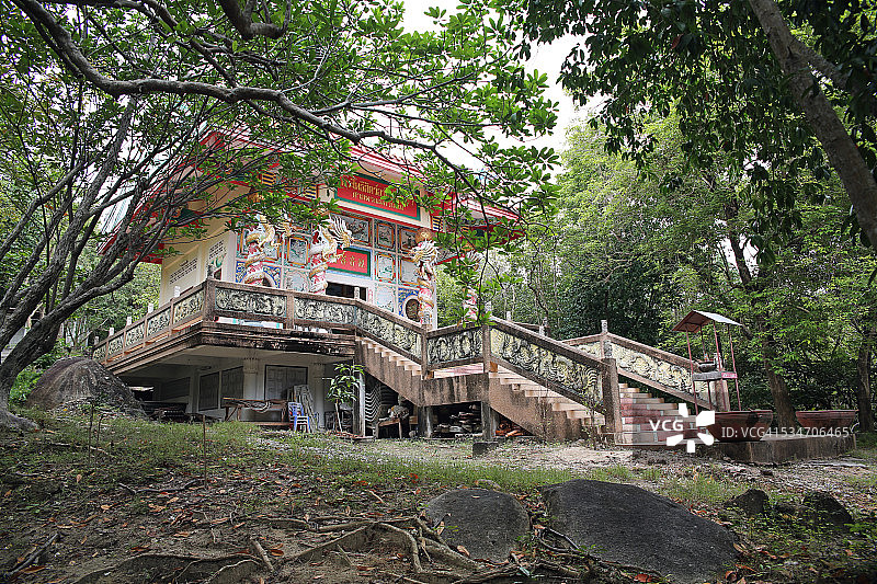 苏梅岛邦卡寺，中国寺庙图片素材