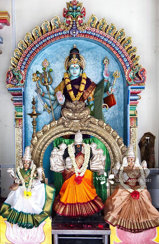新加坡Sri Mariamman 印度庙细节图片素材