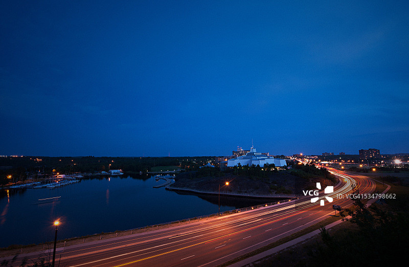 俯瞰北方科学馆图片素材